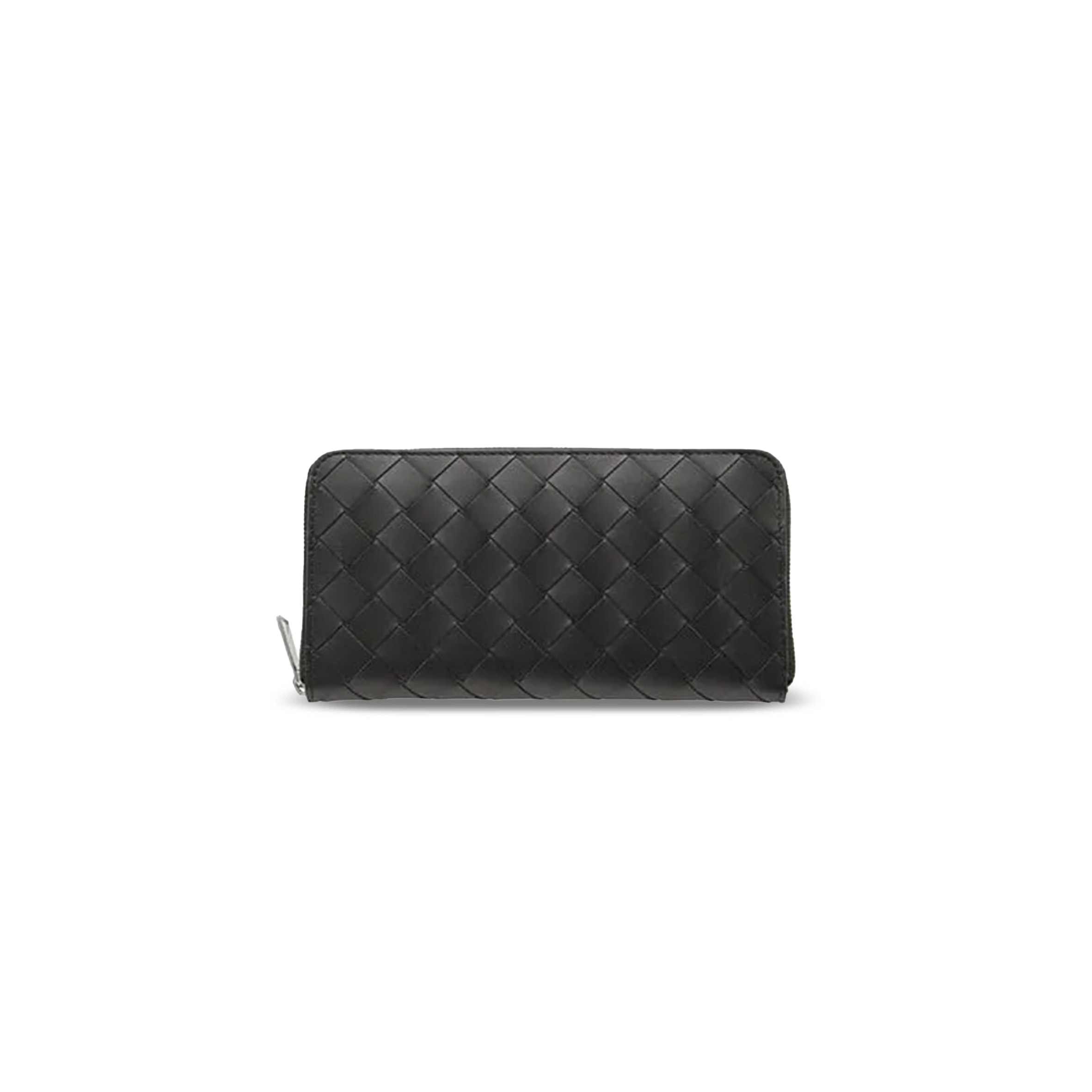 BOTTEGA VENETA INTRECCIATO ZIP-AROUND WALLET 593217 (19*10*2cm)